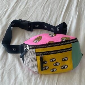 Min + Mon Colorful Eye Print Belt Bag